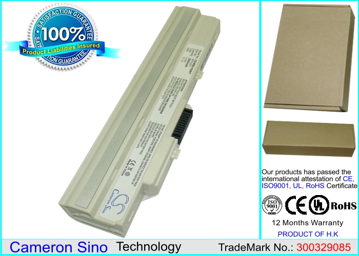Batteri til bærbar PC, Notatbok for MSI Wind 90, Wind U100, Wind U100-002LA m.fl.