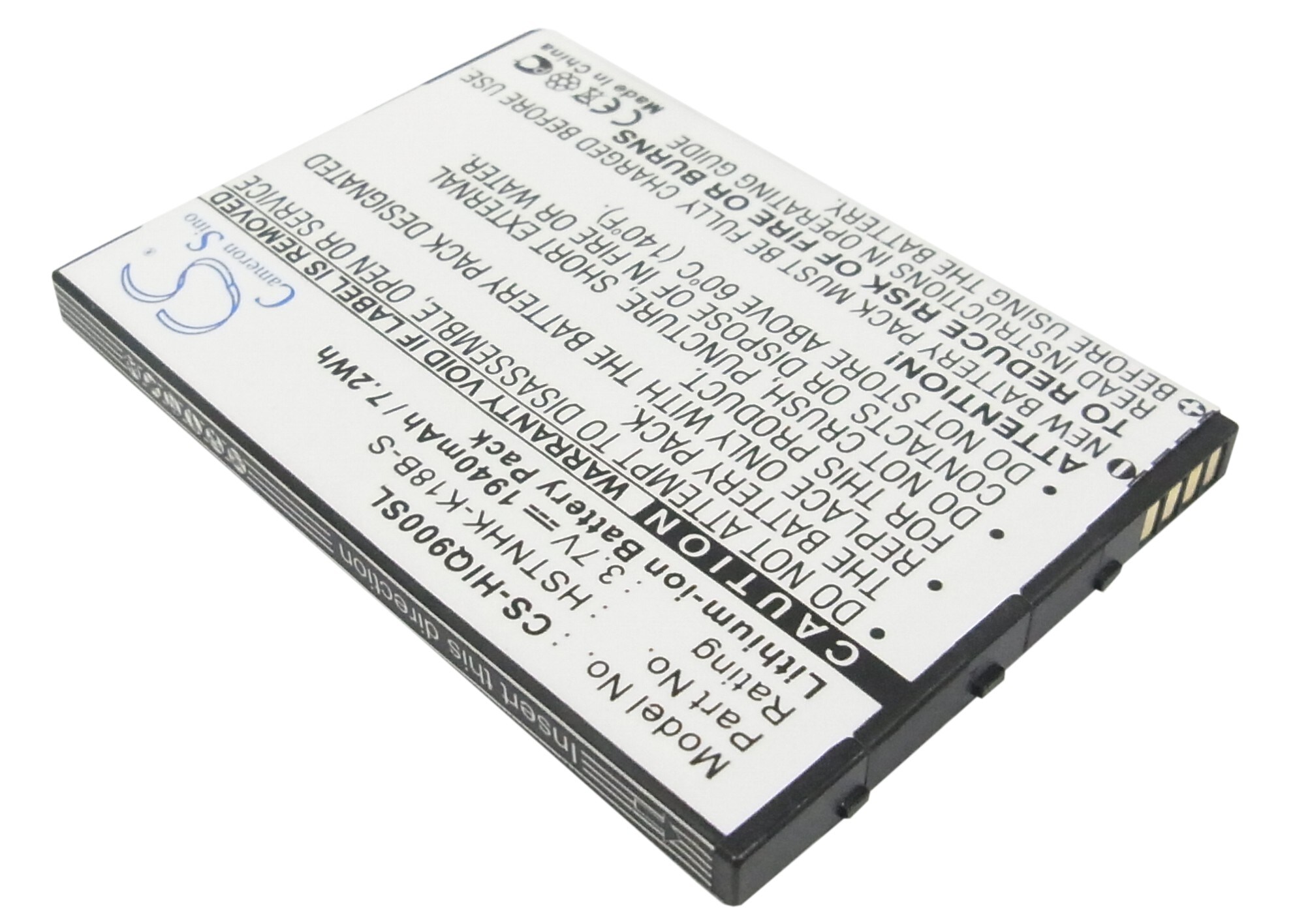 Batteri til mobiltelefon, smarttelefon for HP iPAQ 900, iPAQ 910, iPAQ 910c m.fl.