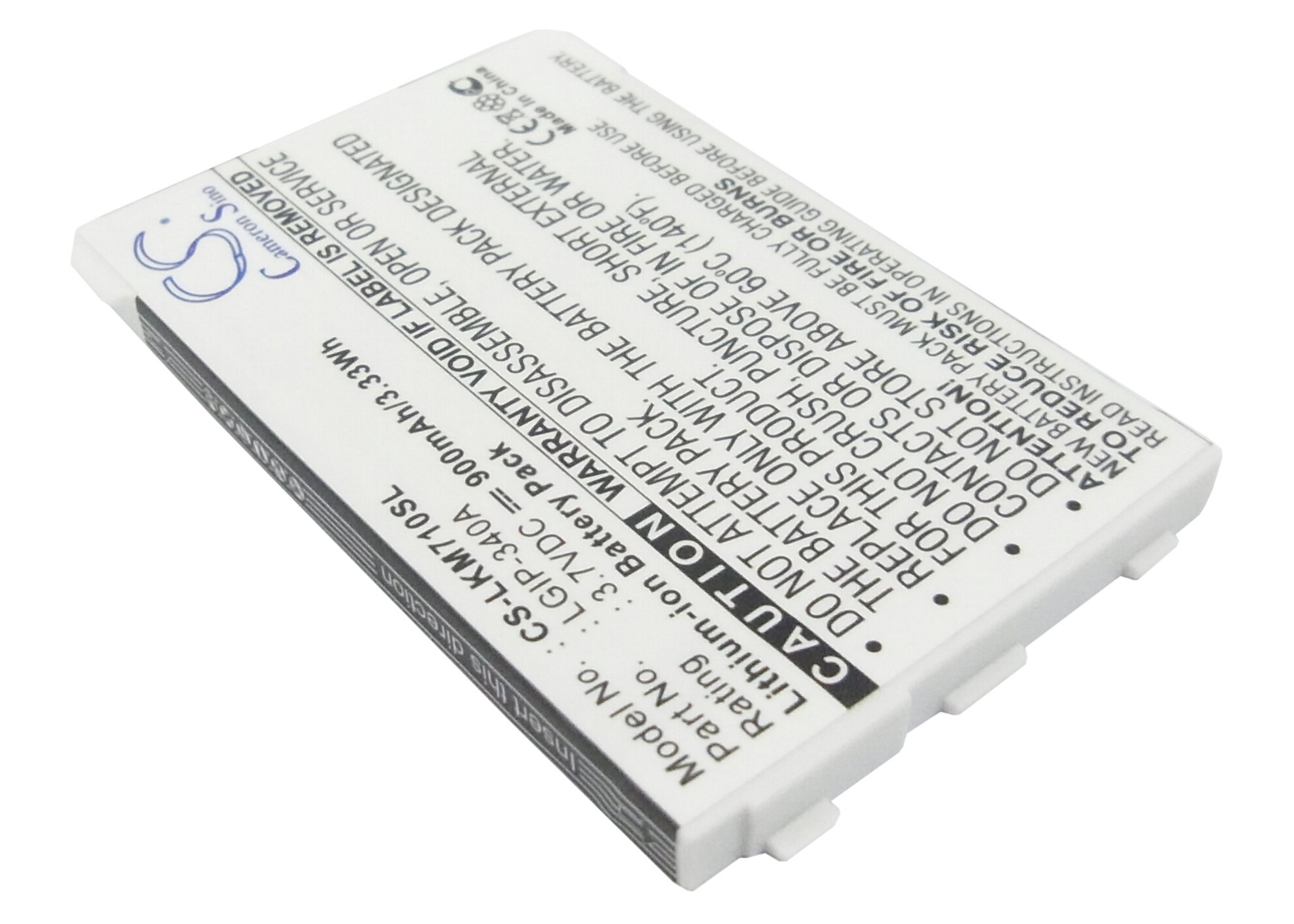 Batteri til mobiltelefon, smarttelefon for LG KM710