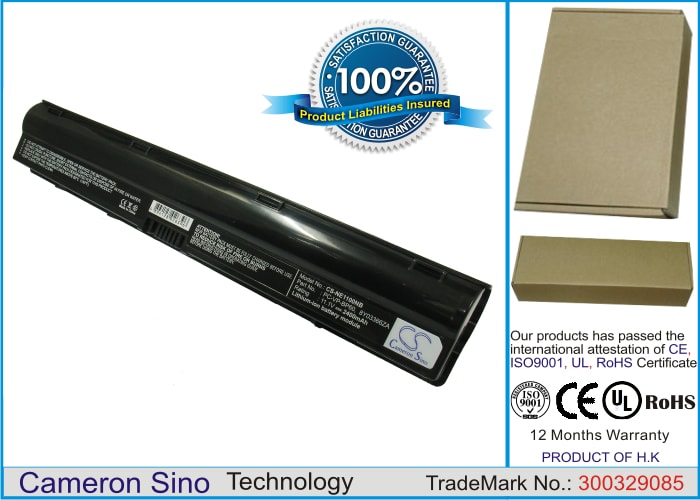 Batteri til bærbar PC, Notatbok for NEC Versa N1100, VJW10A12, Versa N1200