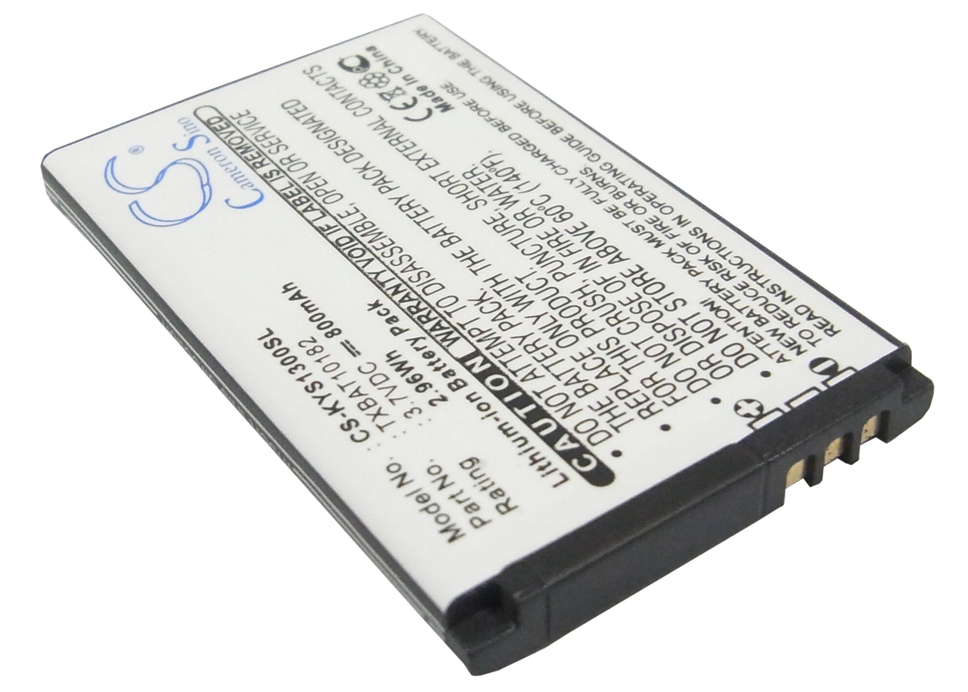 Batteri til mobiltelefon, smarttelefon for Kyocera S1300, S1300 Melo, Domino S1310 m.fl.