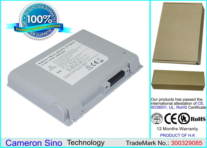 Batteri til bærbar PC, Notatbok for Fujitsu FMV-716NU3/B, FMV-BIBLO NB8/90D m.fl.