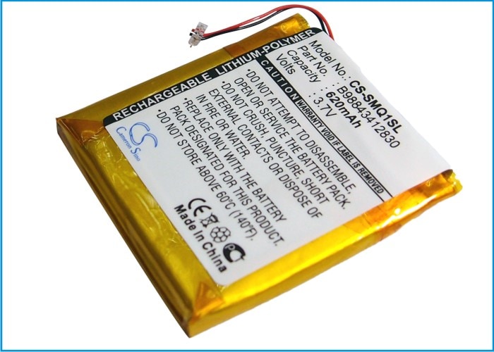 Batteri til mediaspiller for Samsung YP-Q1 4G, YP-Q1 8G, YP-Q1 16 m.fl.
