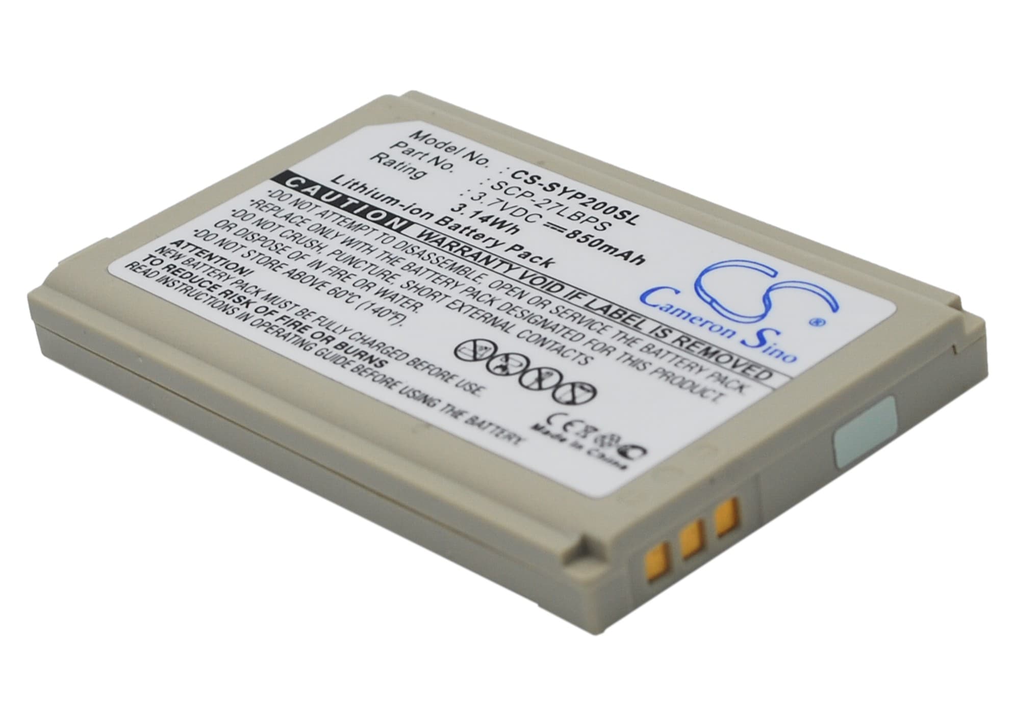 Batteri til mobiltelefon, smarttelefon for Sanyo Pro-200, Pro-700, SCP-E4100 m.fl.