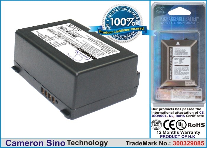 Batteri til strekkodeleser for ViewSonic V38R, V38R-01, V38r-02A m.fl.