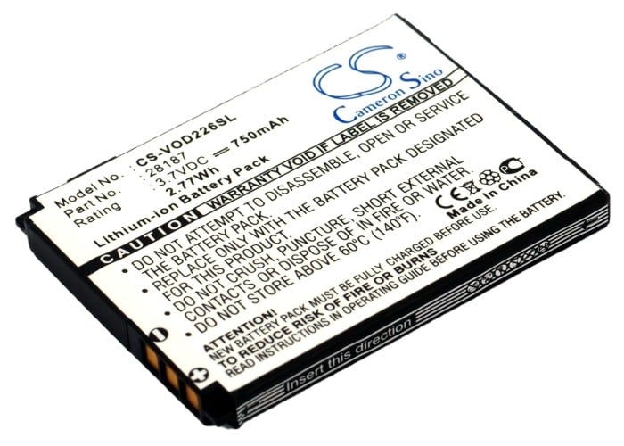Batteri til mobiltelefon, smarttelefon for Vodafone 226, 526, 527 m.fl.
