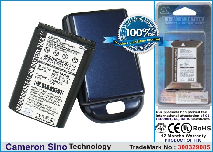 Batteri til mobiltelefon, smarttelefon for LG LX325