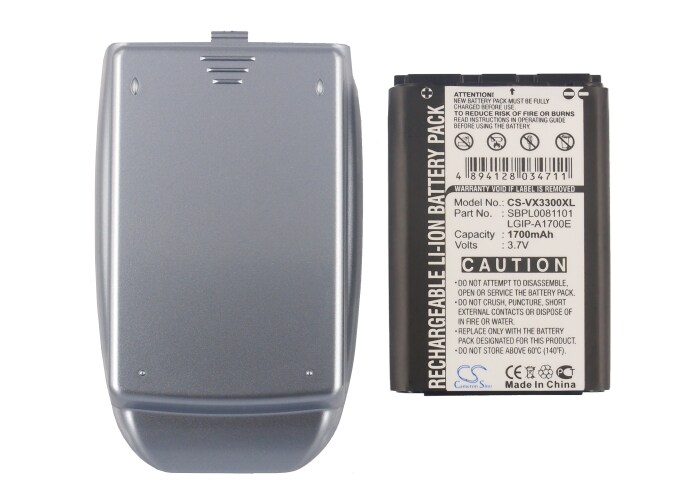 Batteri til mobiltelefon, smarttelefon for LG VX3300