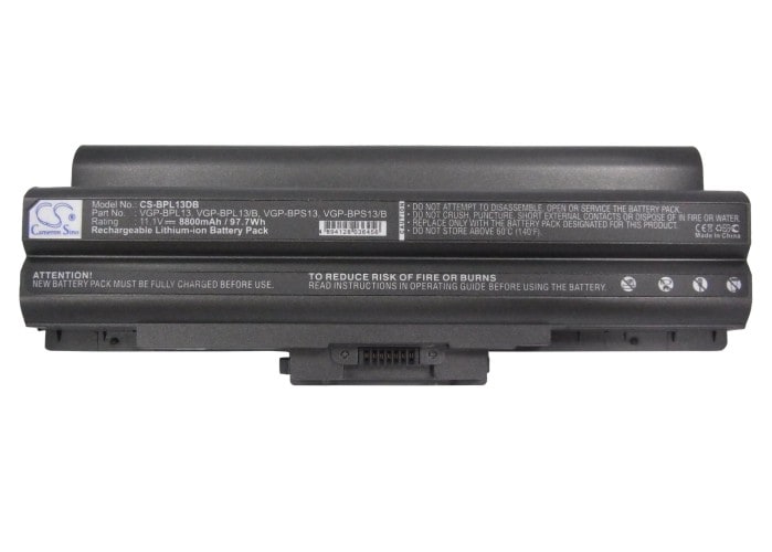 Batteri til bærbar PC, notatbok til Sony VAIO VGN-AW230J/H, VAIO VGN-AW235J/B m.fl.