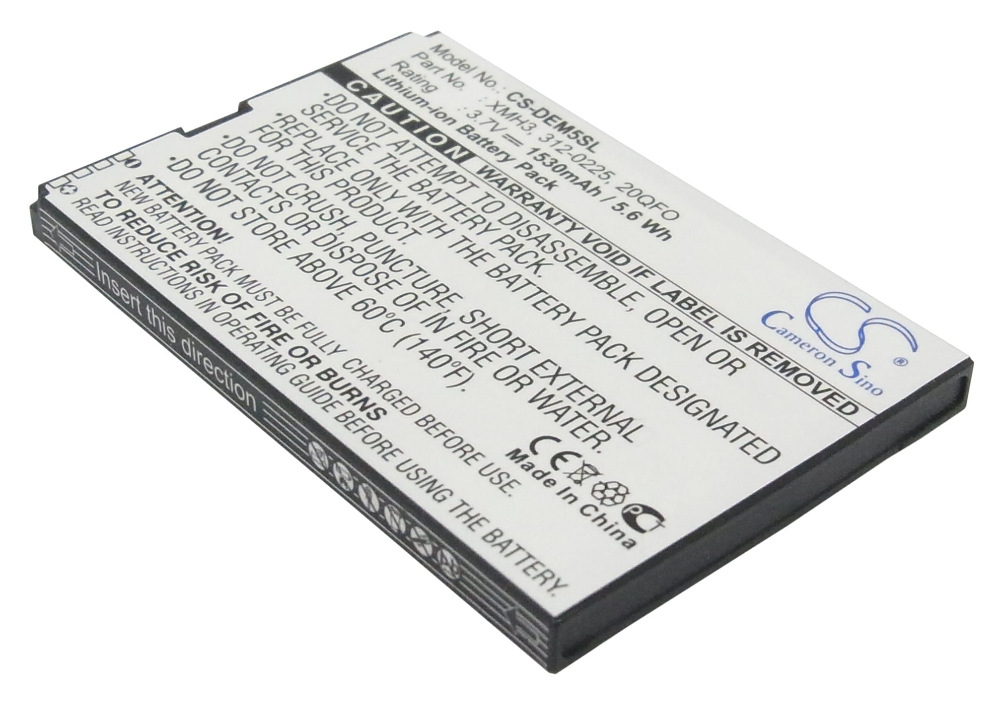 Batteri til mobil, smarttelefon for Dell Mini 5, Streak, Streak US m.fl.