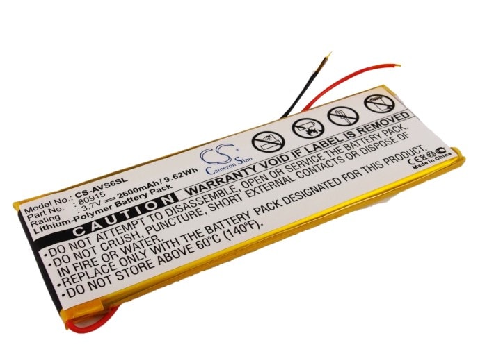 Batteri til mediaspiller for Archos 5 250 GB