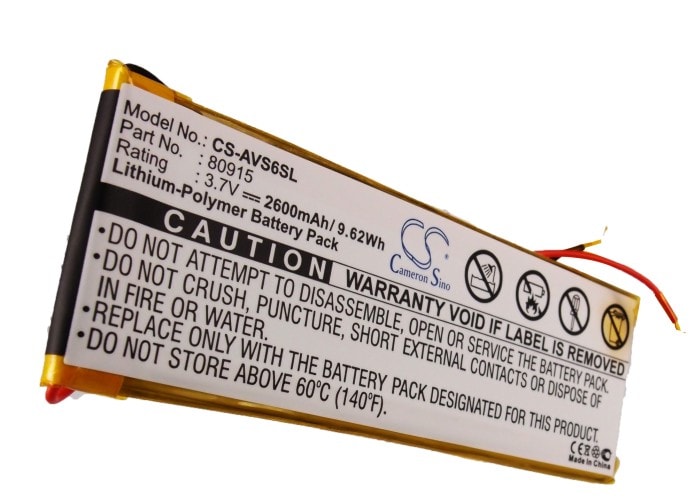 Batteri til mediaspiller for Archos 5 250 GB
