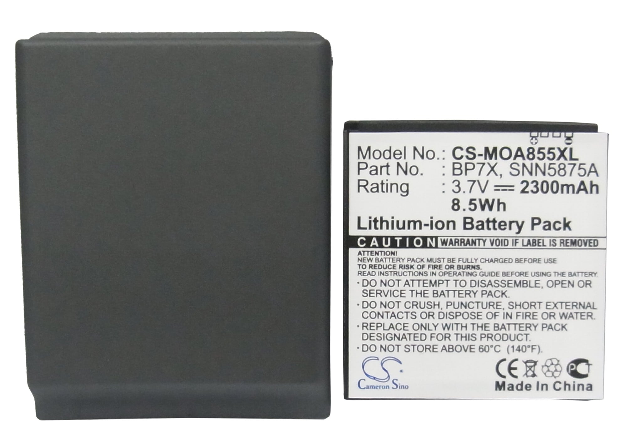 Batteri til mobiltelefon, smarttelefon for Motorola Droid A855, Milestone, A855