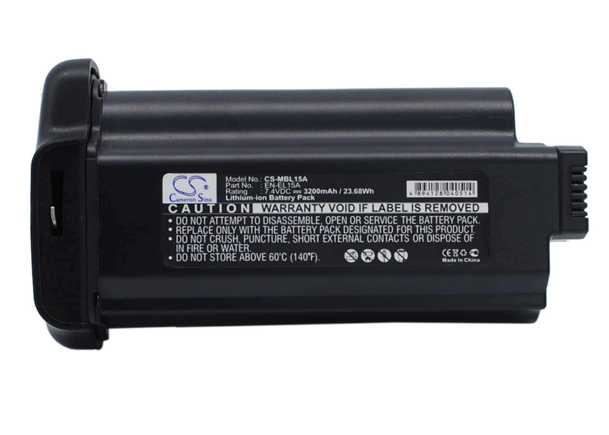 Batteri til batterigrepp for Nikon D7000
