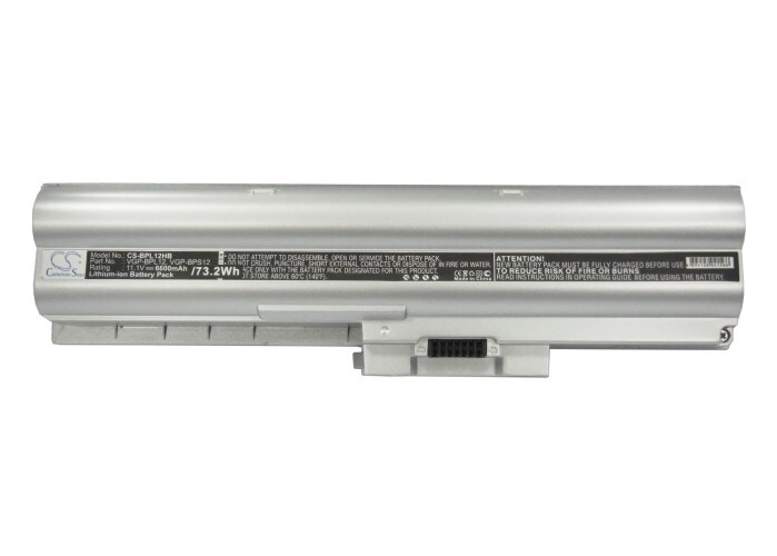 Batteri til bærbar PC, Notatbok for Sony Limited Edition 007, VAIO VGN-Z11MN/B m.fl.
