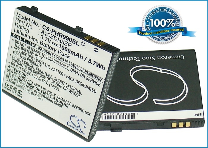 Batteri til mobiltelefon, smarttelefon for Philips Xenium 9A9r, Xenium 9@9r