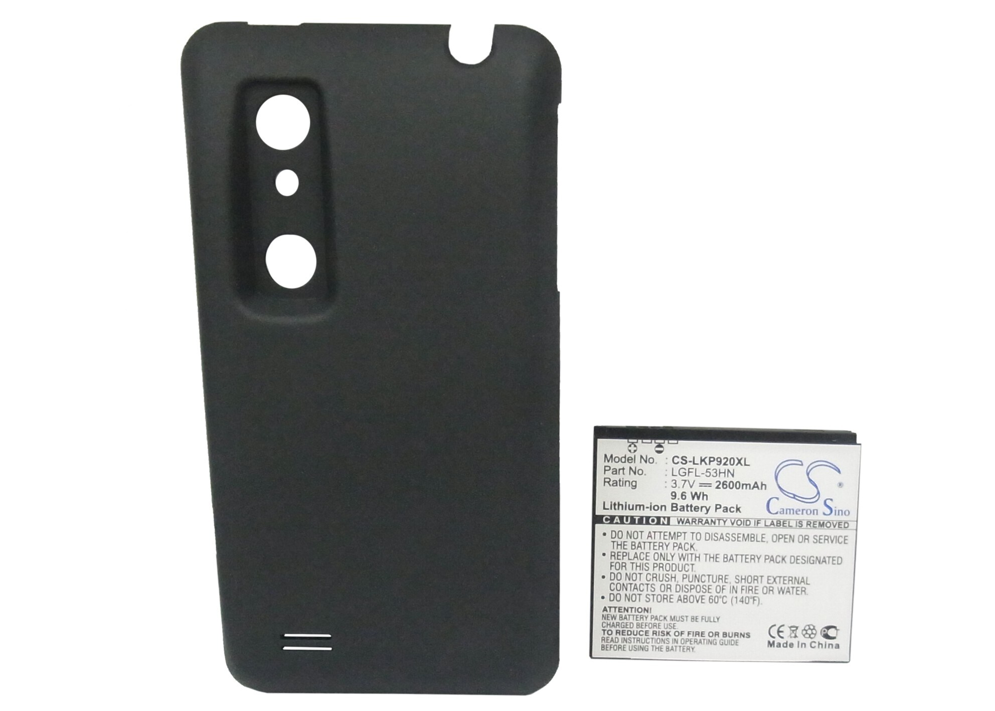 Batteri til mobiltelefon, smarttelefon for LG Optimus 3D, P920