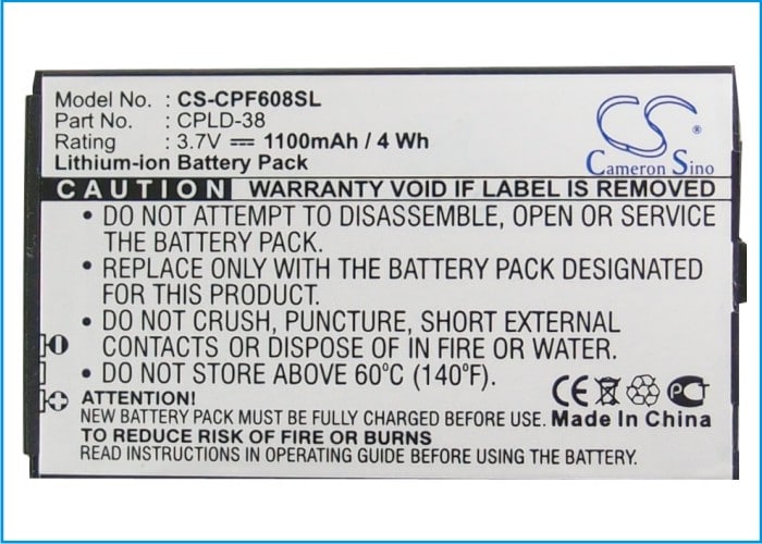 Batteri til mobiltelefon, smarttelefon for Coolpad F608, F603, E230 m.fl.