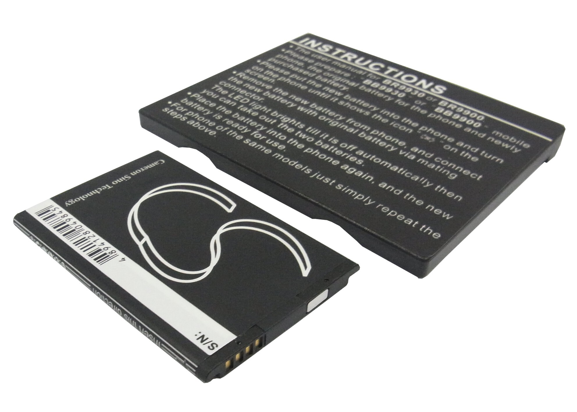 Batteri til mobiltelefon, smarttelefon for BlackBerry Bold Touch 9900, Pluto m.fl.