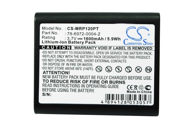 Batteri til projektorer som 3M Mpro 120, Mpro 150, Mpro 120 Micro Projector m.fl.