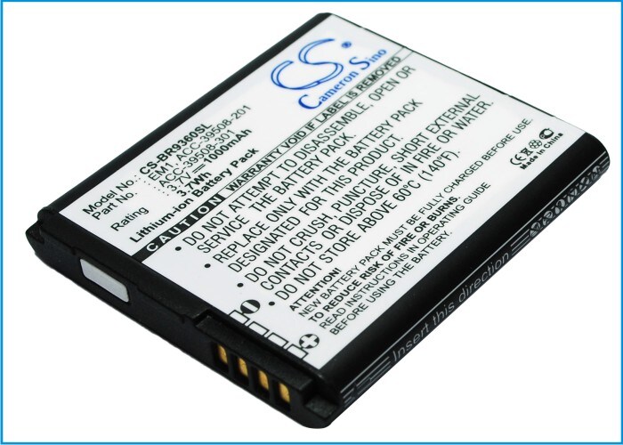 Batteri til mobiltelefon, smarttelefon for BlackBerry Curve 9370, Curve 9360, Curve 9350