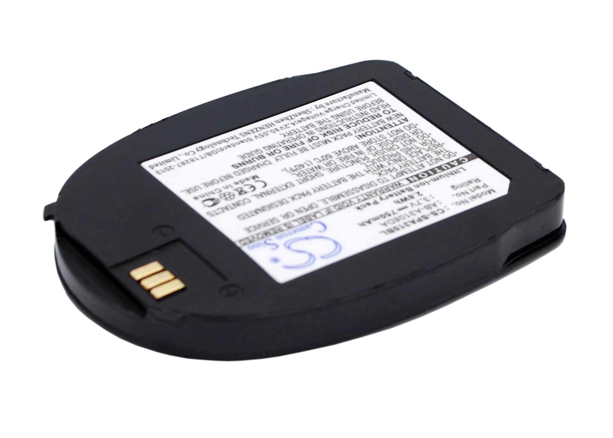Batteri til mobiltelefon, smarttelefon for Samsung SPH-A310