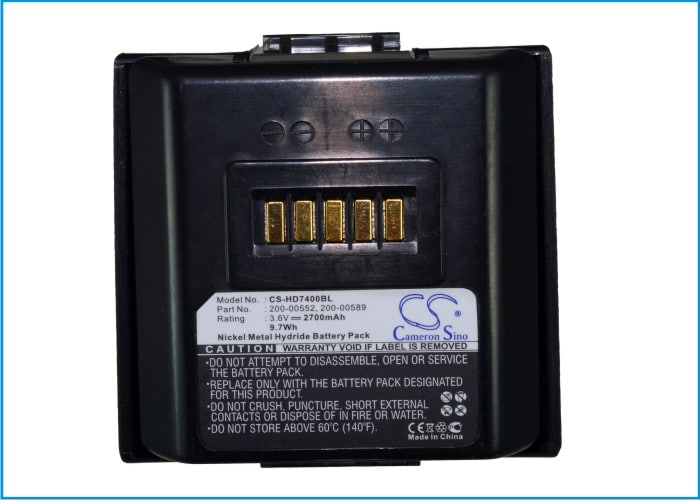 Batteri til strekkodeskanner for Dolphin 7300, 7400, 7450 m.fl.