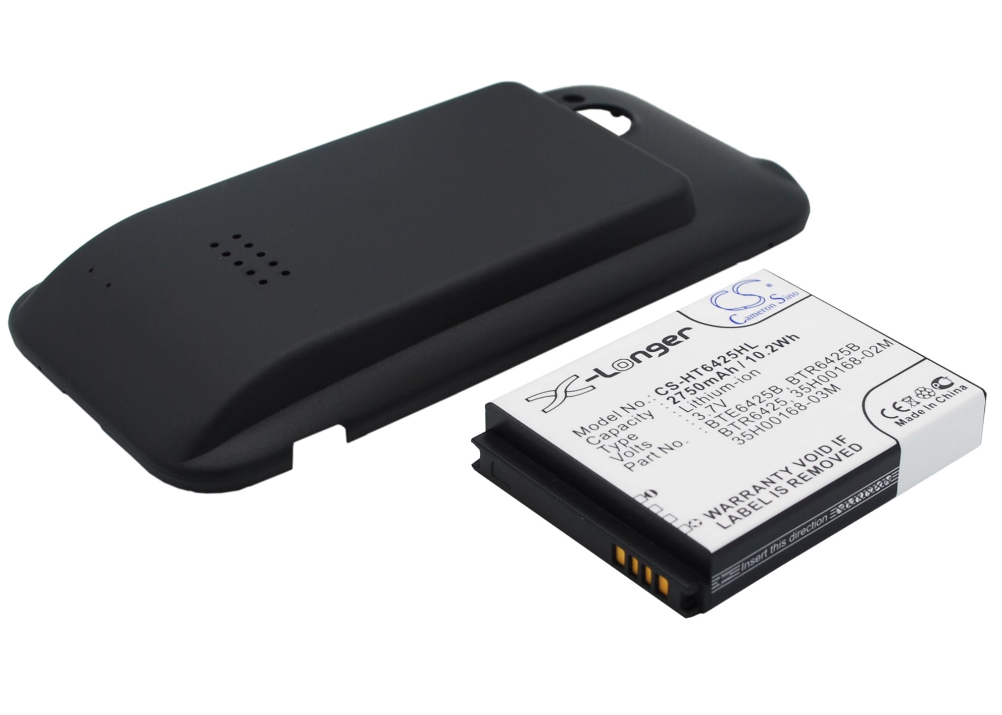 Batteri til mobiltelefon, smarttelefon for HTC Rezound, Vigor, ThunderBolt 2 m.fl.