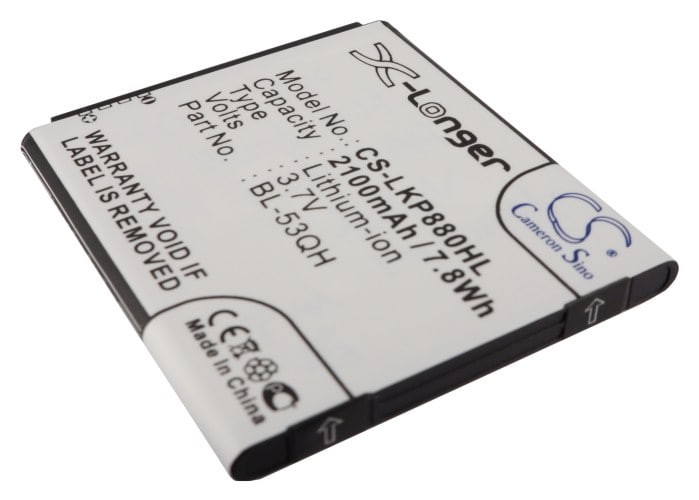 Batteri til mobiltelefon, smarttelefon for LG P880, Optimus 4X HD, Optimus LTE II m.fl.