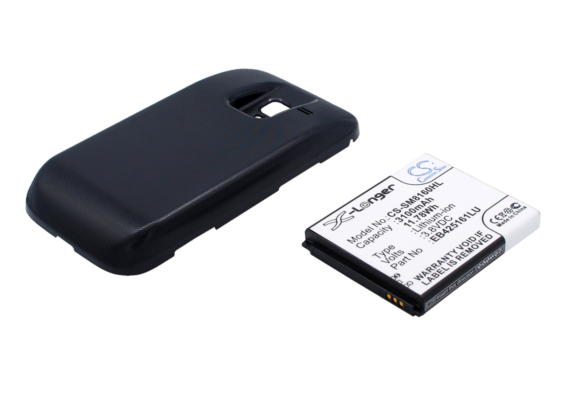 Batteri til mobiltelefon, smarttelefon for Samsung Galaxy Ace 2, GT-I8160, GT-I8160P m.fl.