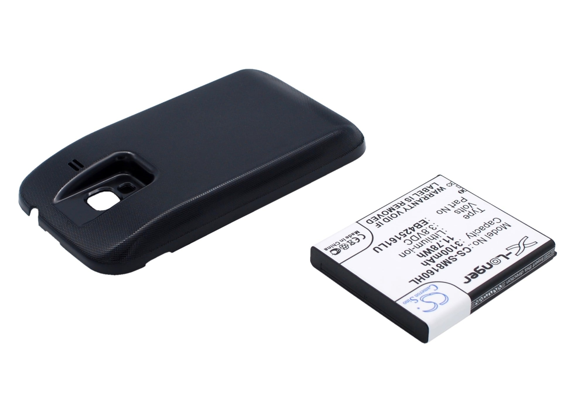 Batteri til mobiltelefon, smarttelefon for Samsung Galaxy Ace 2, GT-I8160, GT-I8160P m.fl.