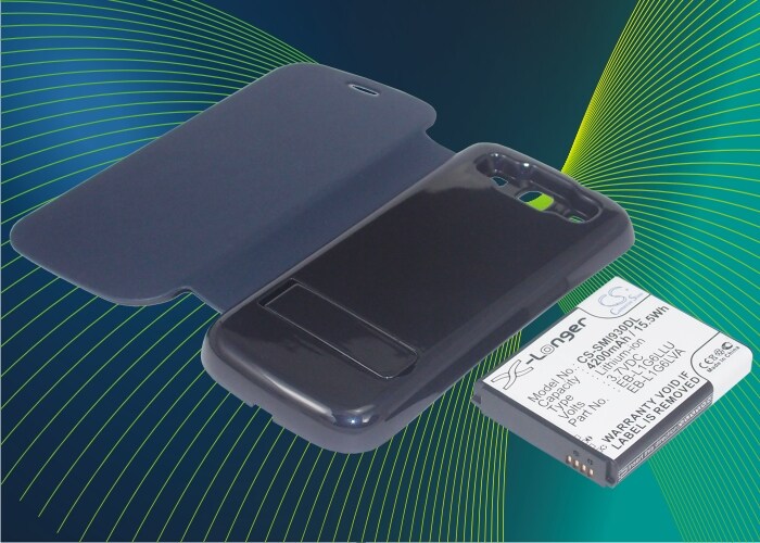 Batteri til mobiltelefon, smarttelefon for Samsung GT-I9300, GT-I9308, SGH-T999V m.fl.