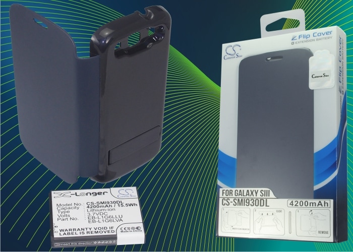 Batteri til mobiltelefon, smarttelefon for Samsung GT-I9300, GT-I9308, SGH-T999V m.fl.