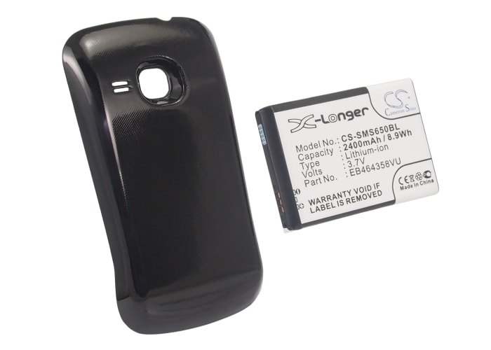Batteri til mobiltelefon, smarttelefon for Samsung GT-S6500, GT-S6500D, Galaxy Mini 2 m.fl.