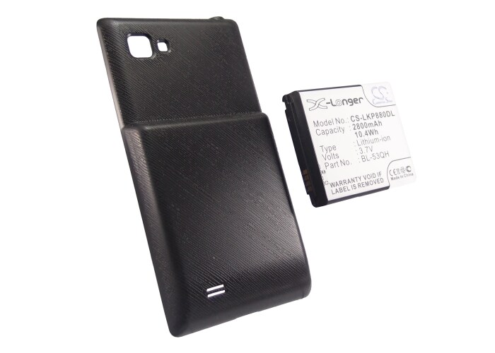 Batteri til mobiltelefon, smarttelefon for LG P880, Optimus 4X HD