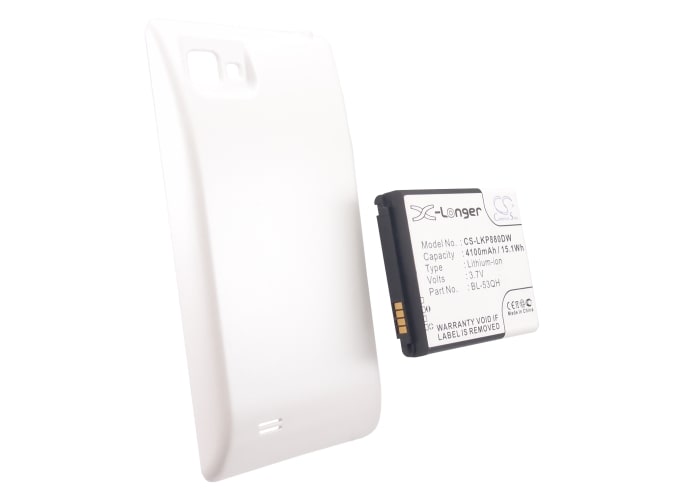 Batteri til mobiltelefon, smarttelefon for LG P880, Optimus 4X HD