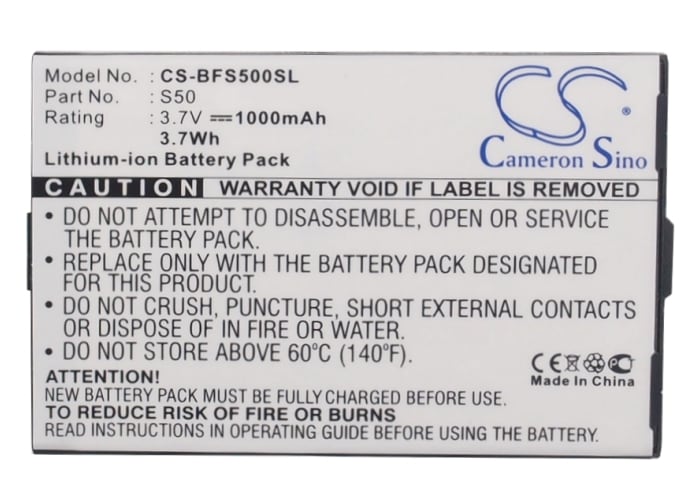 Batteri til mobiltelefon, smarttelefon til Bea-fon S50, S50EU_001S