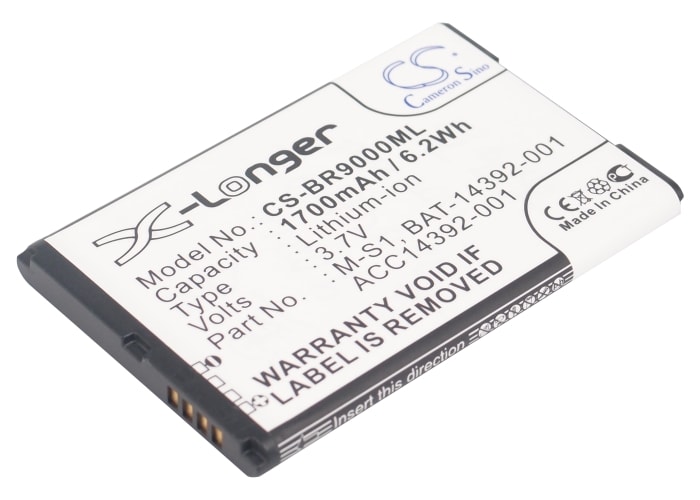 Batteri til mobiltelefon, smarttelefon for BlackBerry Bold 9000, Bold 9030, Bold 9630 m.fl.