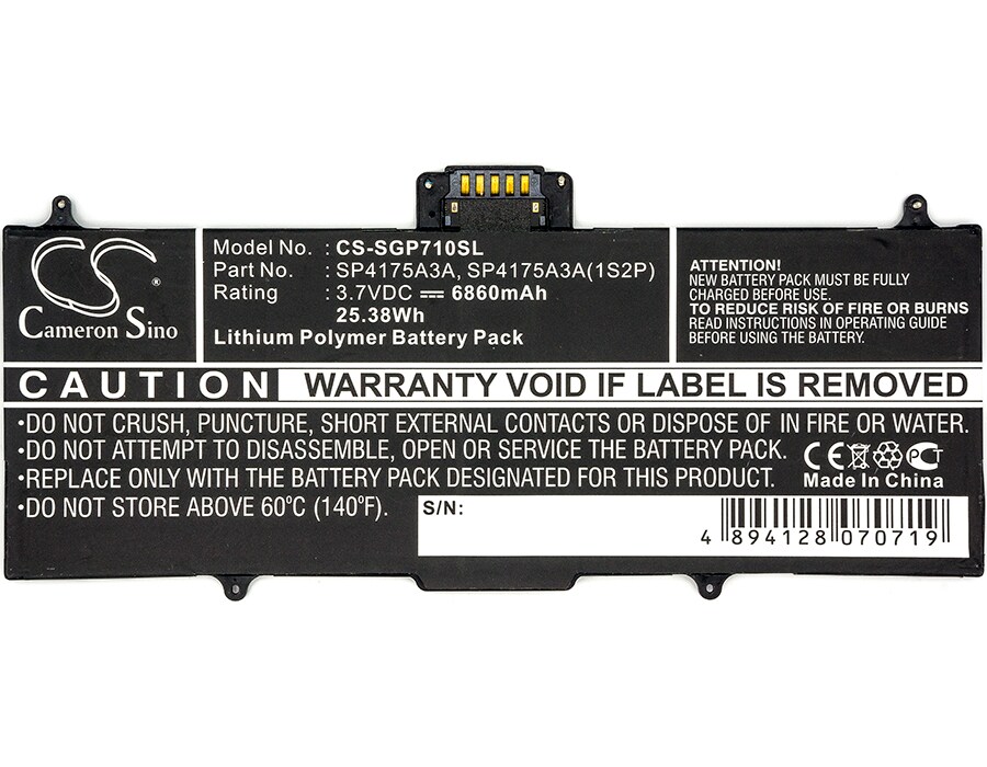 Batteri til nettbrett for Samsung Galaxy Tab 10.1, GT-P7100