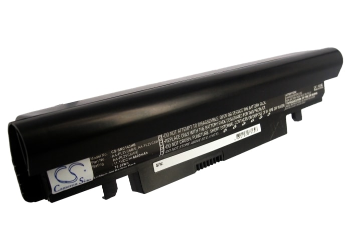 Batteri til bærbar PC, notatbok for Samsung NP-N143, NP-N143P, NP-N145P m.fl.