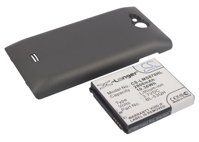 Batteri til mobiltelefon, smarttelefon for LG MS870, LGMS870