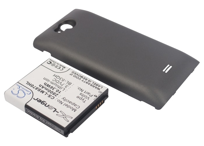 Batteri til mobiltelefon, smarttelefon for LG MS870, LGMS870
