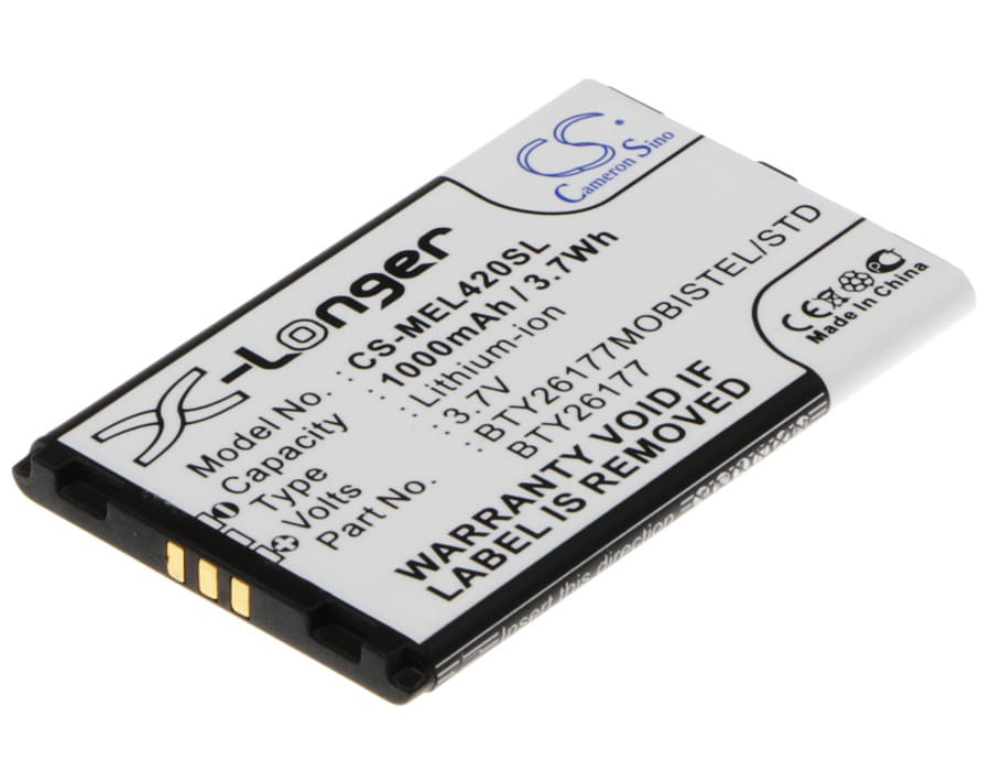 Batteri til mobiltelefon, smarttelefon for Mobistel EL420, EL420 Dual