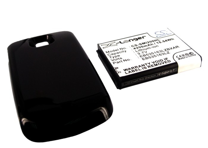 Batteri til mobiltelefon, smarttelefon for Samsung Code SCH-i200, SCH-i200 Code m.fl.
