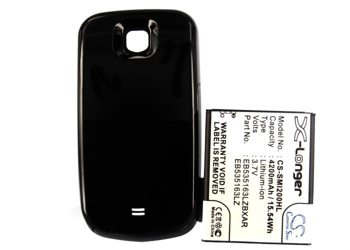 Batteri til mobiltelefon, smarttelefon for Samsung Code SCH-i200, SCH-i200 Code m.fl.