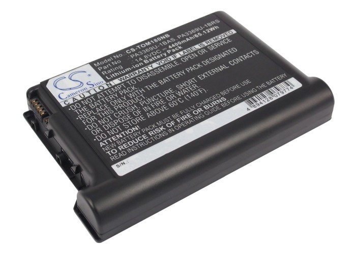 Batteri til bærbar PC, Notatbok for Toshiba Satellite M18, Satellite M19