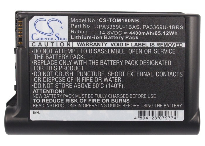 Batteri til bærbar PC, Notatbok for Toshiba Satellite M18, Satellite M19