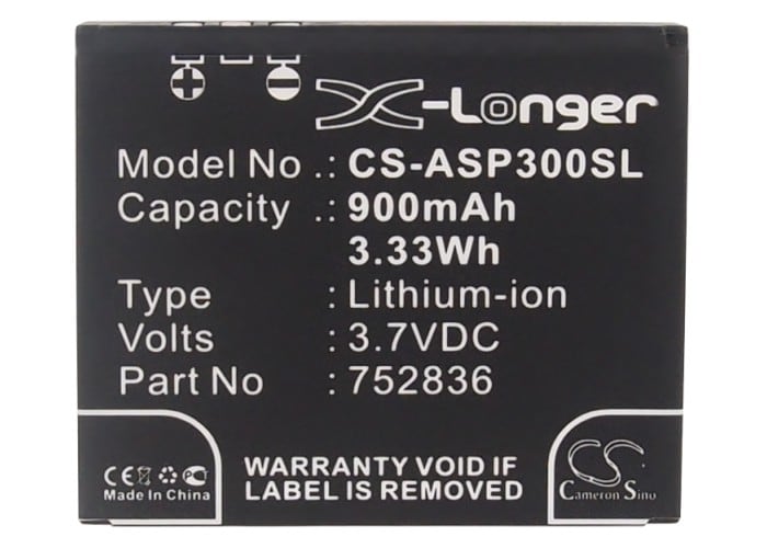 Batteri til kamera for Astak Action Pro 3, CM-7500