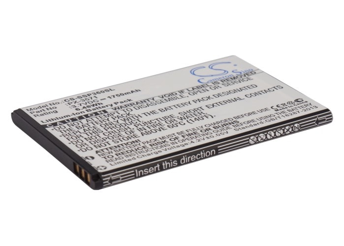 Batteri til mobiltelefon, smarttelefon for Simvalley SP-360