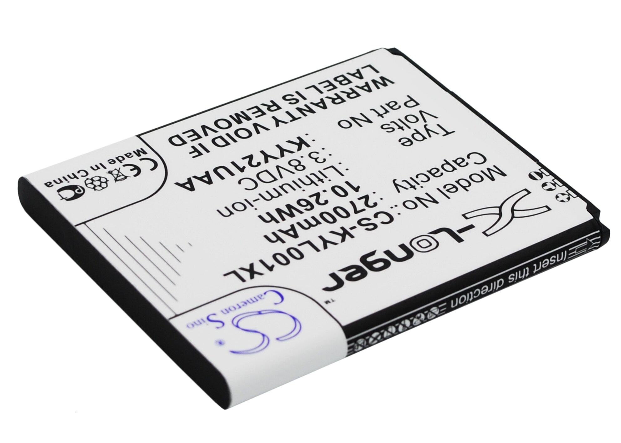 Batteri til mobiltelefon, smarttelefon for Kyocera URBANO L01